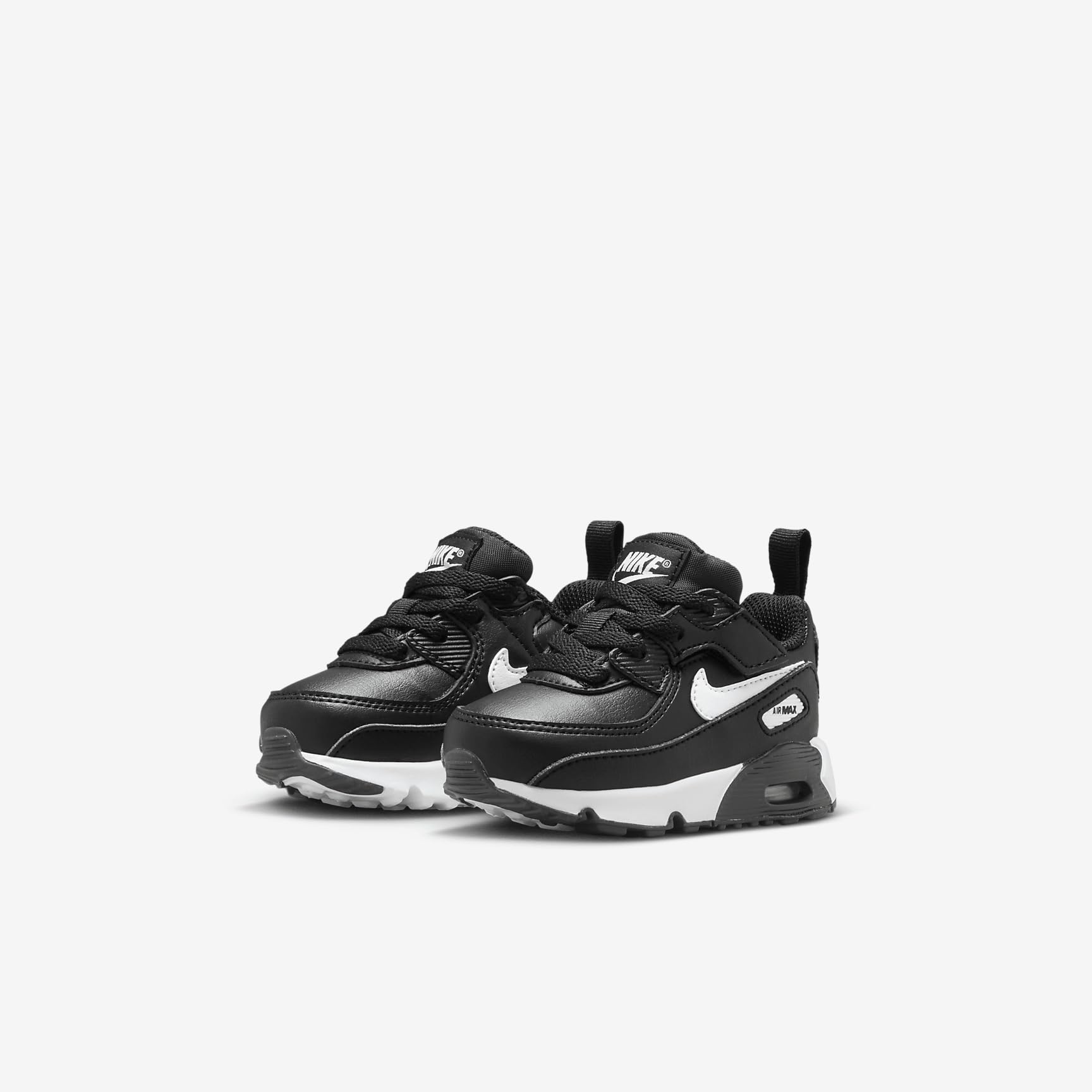 Nike Air Max 90 EasyOn Baby/Toddler Shoes (HF6359-002, Black/Black/White) Size 4c, 5c