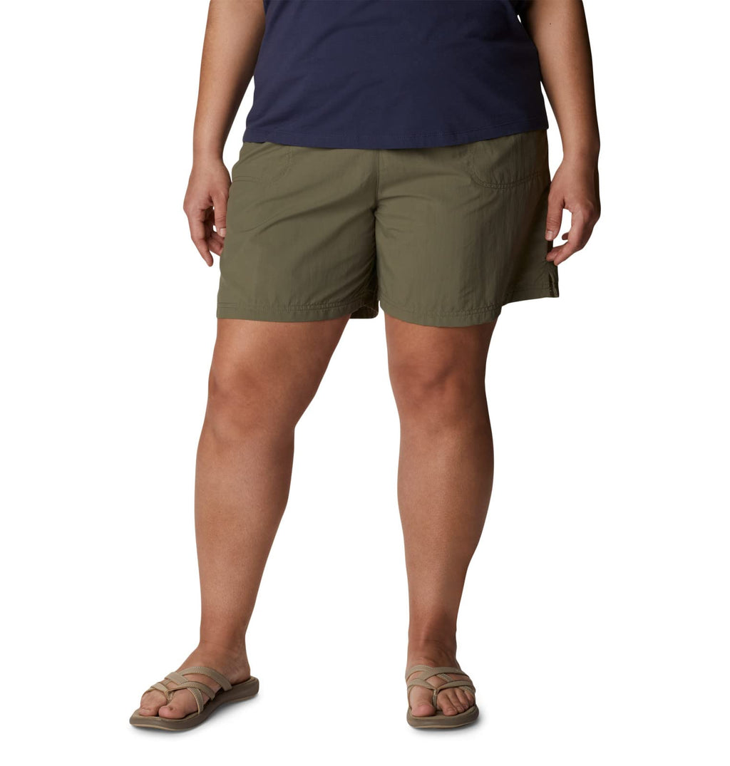 Columbia Women's Sandy River Short, Stone Green