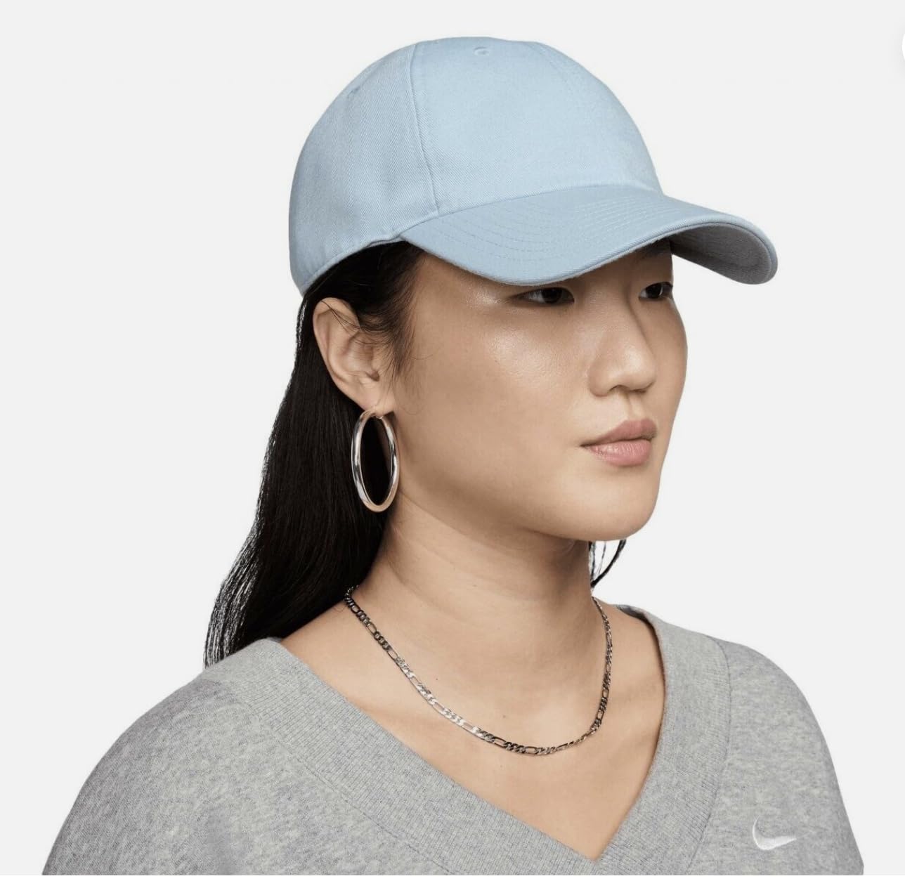 Nike Club Unstructured Futura Wash Cap Unisex Mens or Womens Adjustable (US, Alpha, Large, X-Large, Pacific Blue 440)