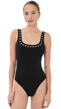 STAUD Women's Lea One Piece, Black, XL