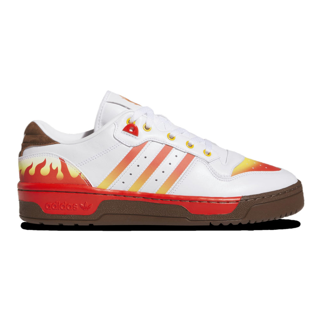 adidas X Demon Slayer Rivalry Low Demon Slayer (White/Red/Yellow, US Footwear Size System, Adult, Men, Numeric, Medium