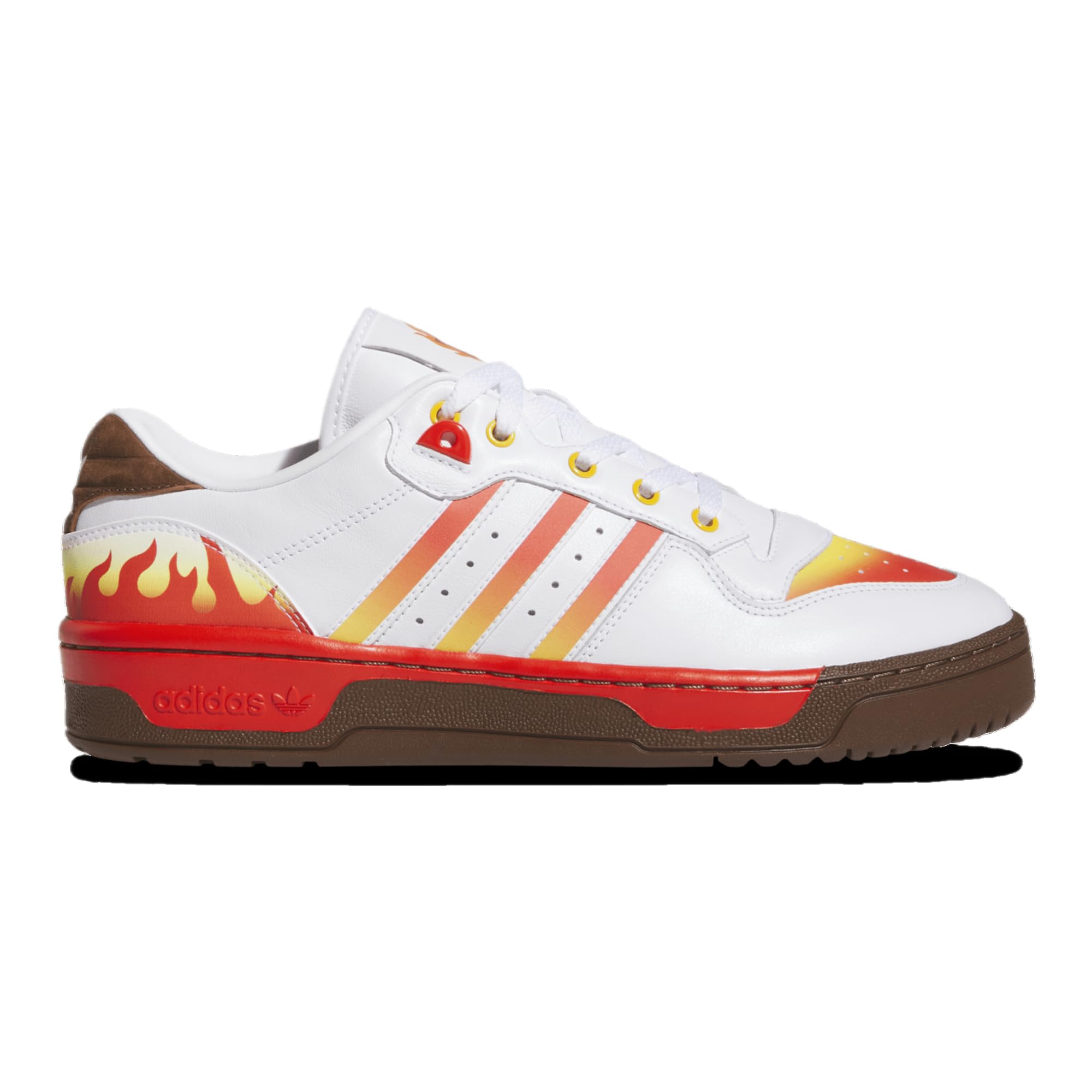 adidas X Demon Slayer Rivalry Low Demon Slayer (White/Red/Yellow, US Footwear Size System, Adult, Men, Numeric, Medium