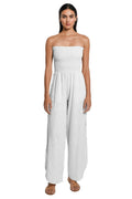 Peixoto Women's Harriet Jumpsuit White Canvas S