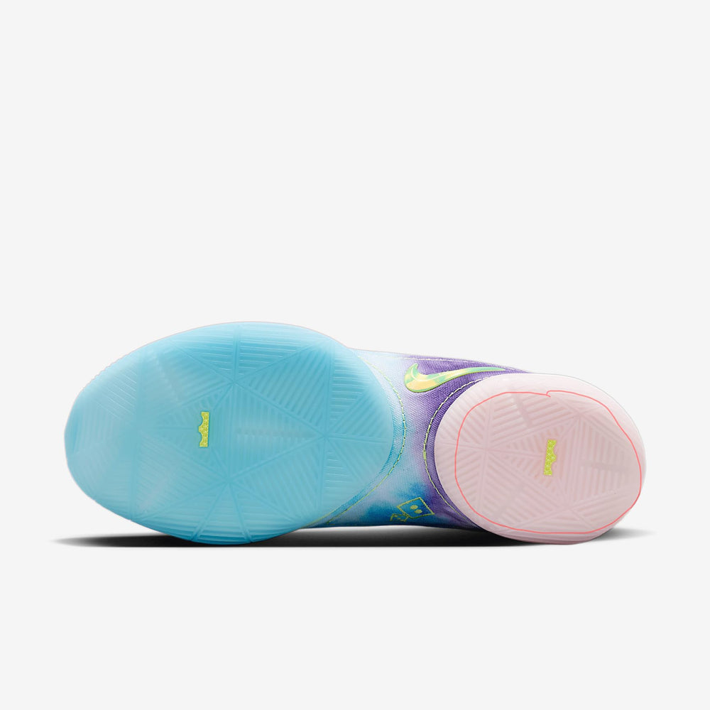 Lebron XXII What The Currency Basketball Shoes (HV8080-300, Mint Foam/Light Lemon Twist/Aquarius Blue/Cerise)