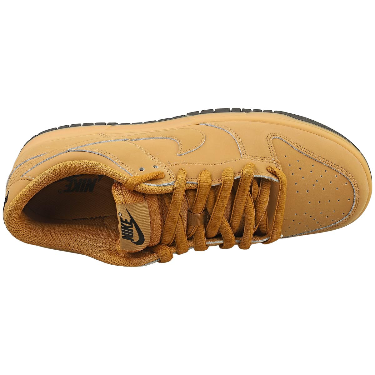 Nike Dunk Low Retro SE Men's Shoes (HQ1932-700, Wheat/Gum Yellow/Black/Wheat) Size 8