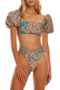AGUA BENDITA Womens Calista Balam Top (Large)
