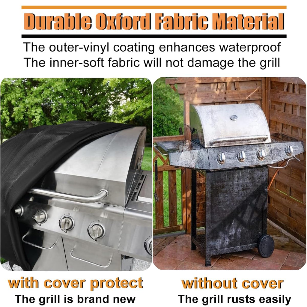 Griddle Cover for Member's Mark and Blackstone 36 inch Gas Griddle, Grill Cover for 4-Burner Outdoor Flat Top, Combo Series, Compatible with Weber, Char-Broil, Nexgrill, 75 * 28 * 46 in Extra Large