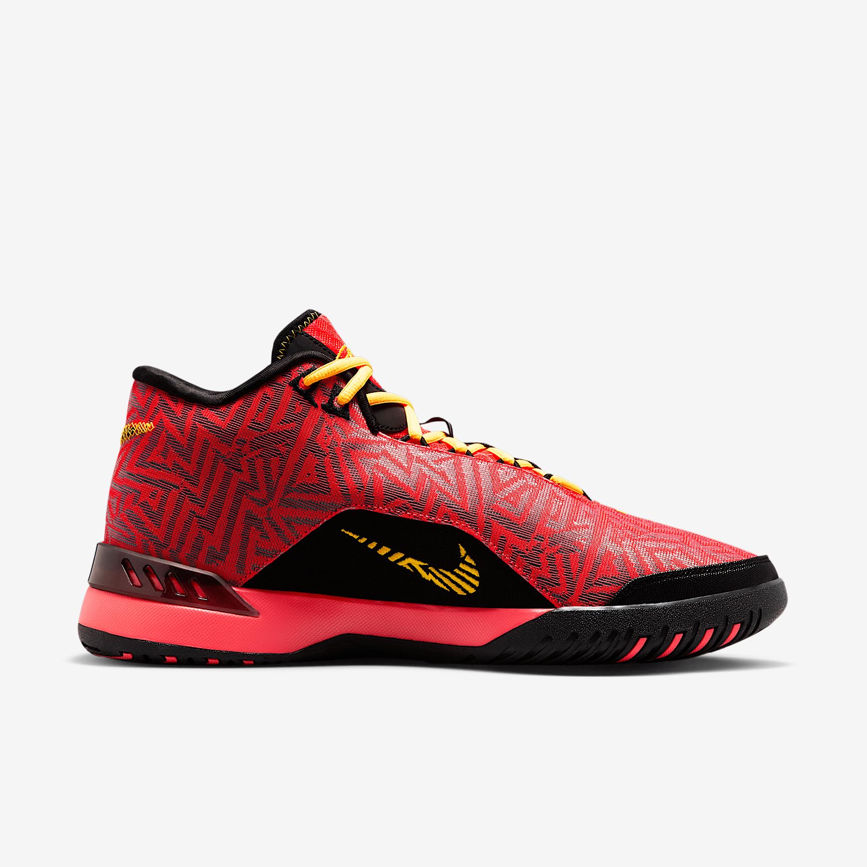 Nike Lebron NXXT Genisus Basketball Shoes (HF0712-600, Bright Crimson/Black/Sundial/Laser Orange) Size 13