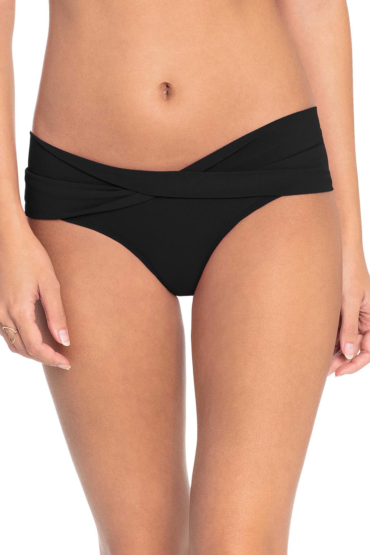 AVA TWIST BIKINI BOTTOM (BLACK,M)