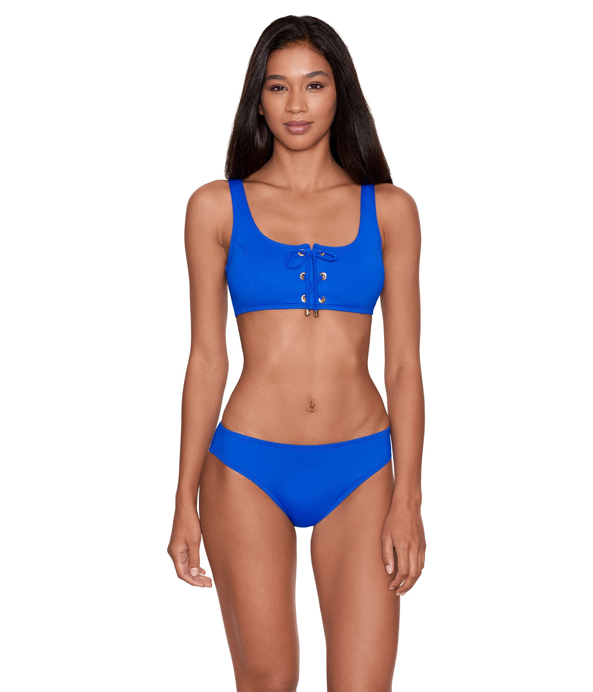 Lauren Ralph Lauren Beach Club Solid Hipster Bottoms Royal Blue 8