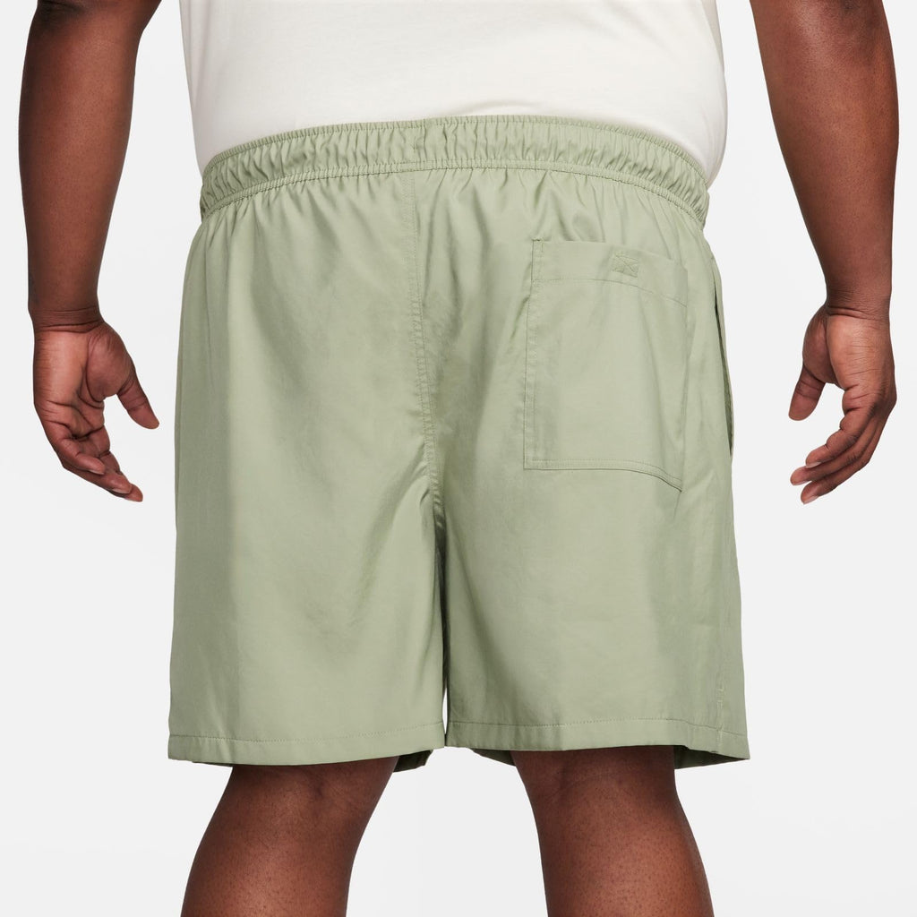 Nike Club Woven Flow Men's Shorts in Oil Green/White