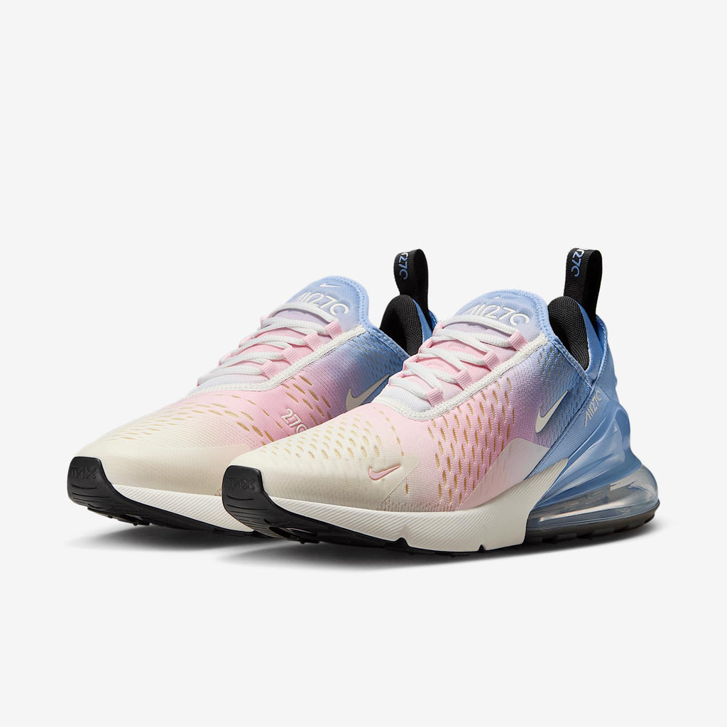 Nike Air Max 270 Women's Shoes (IB4017-468, Aluminum/Alabaster/Pink Foam/Sail) Size 6.5