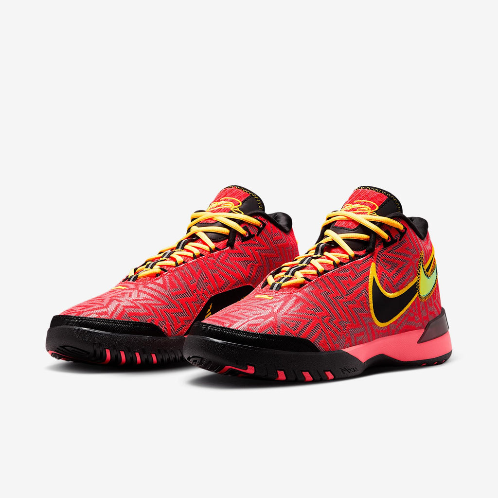 Nike Lebron NXXT Genisus Basketball Shoes (HF0712-600, Bright Crimson/Black/Sundial/Laser Orange) Size 13