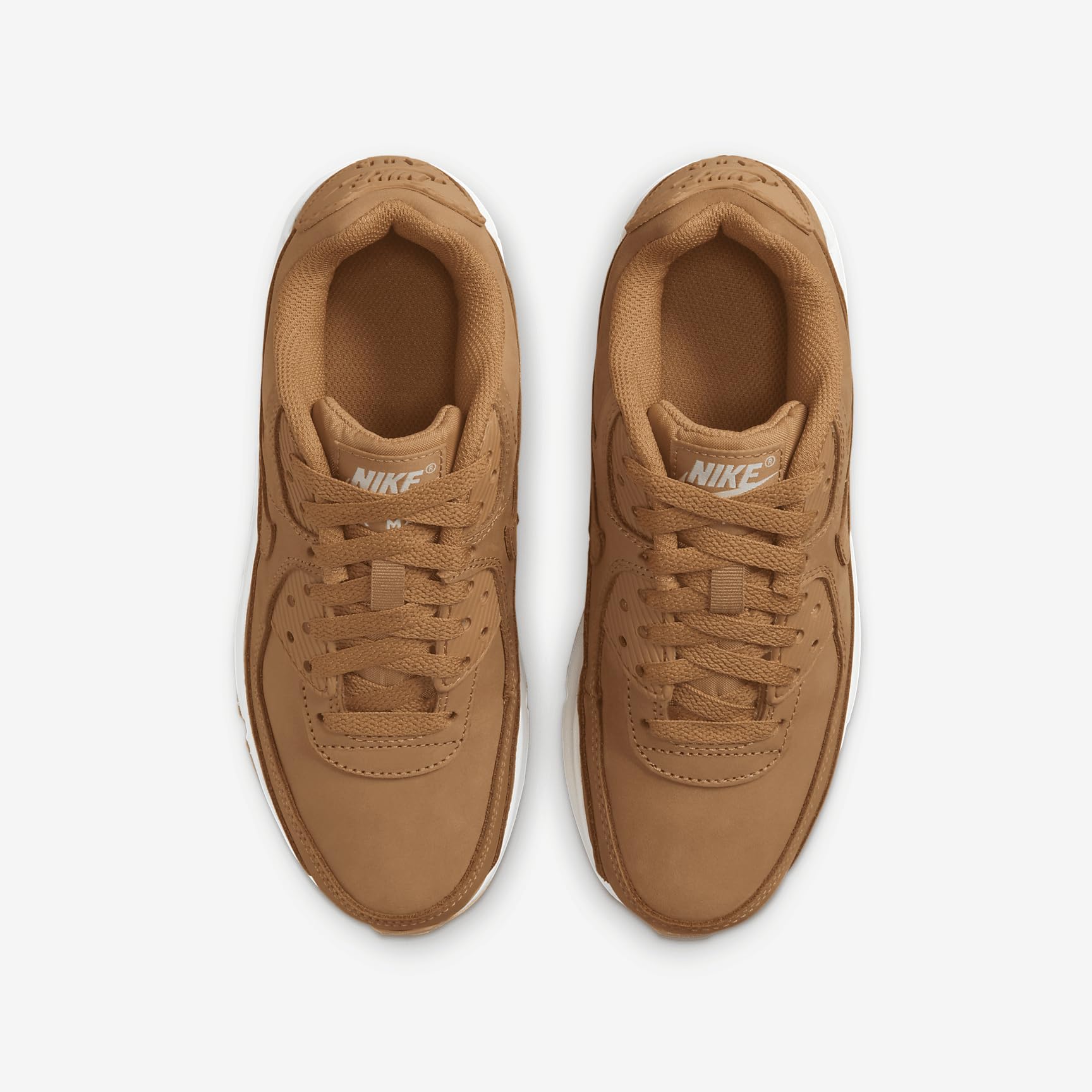 Nike Air Max 90 Big Kids' Shoes (HF6358-200, Flax/Sail/Flax) Size 5