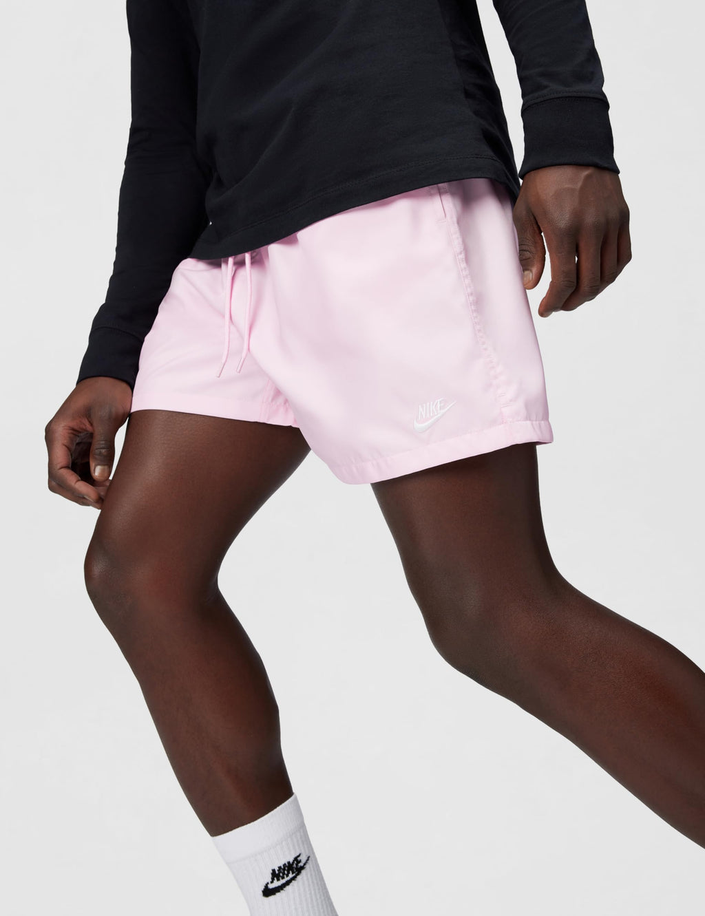 Nike Men's Club Woven Flow Shorts, Pink Foam/White, XX-Large, xl new