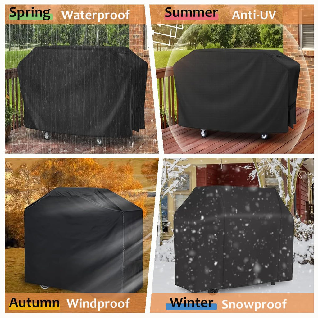 Griddle Cover for Member's Mark and Blackstone 36 inch Gas Griddle, Grill Cover for 4-Burner Outdoor Flat Top, Combo Series, Compatible with Weber, Char-Broil, Nexgrill, 75 * 28 * 46 in Extra Large