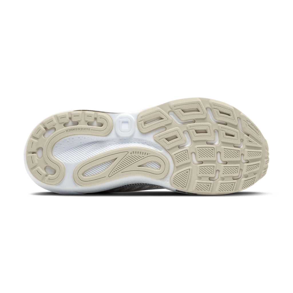 Brooks Men’s Adrenaline GTS 24 Supportive Running Shoe - White/Black/Pelican - 13 Medium