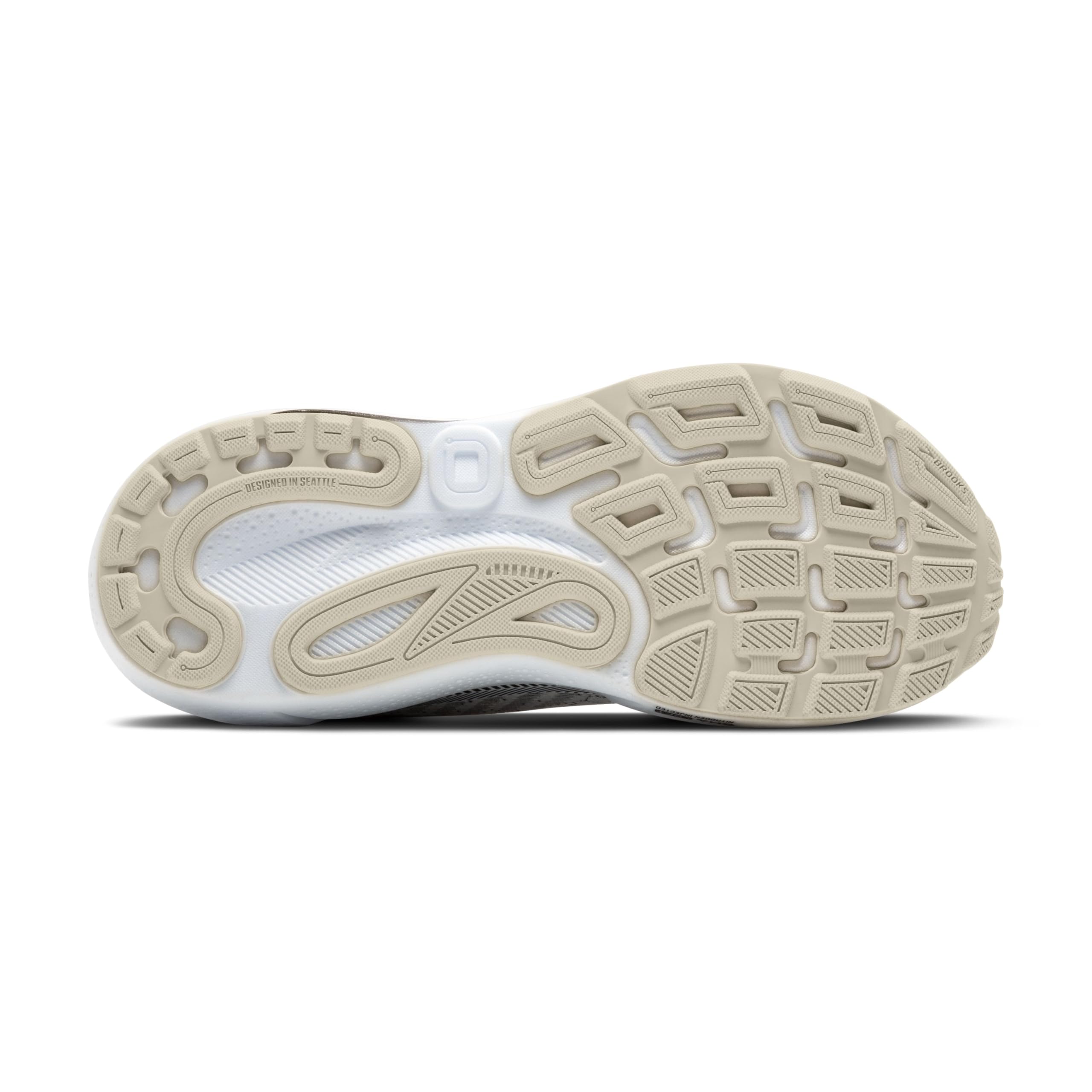 Brooks Men’s Adrenaline GTS 24 Supportive Running Shoe - White/Black/Pelican - 13 Medium