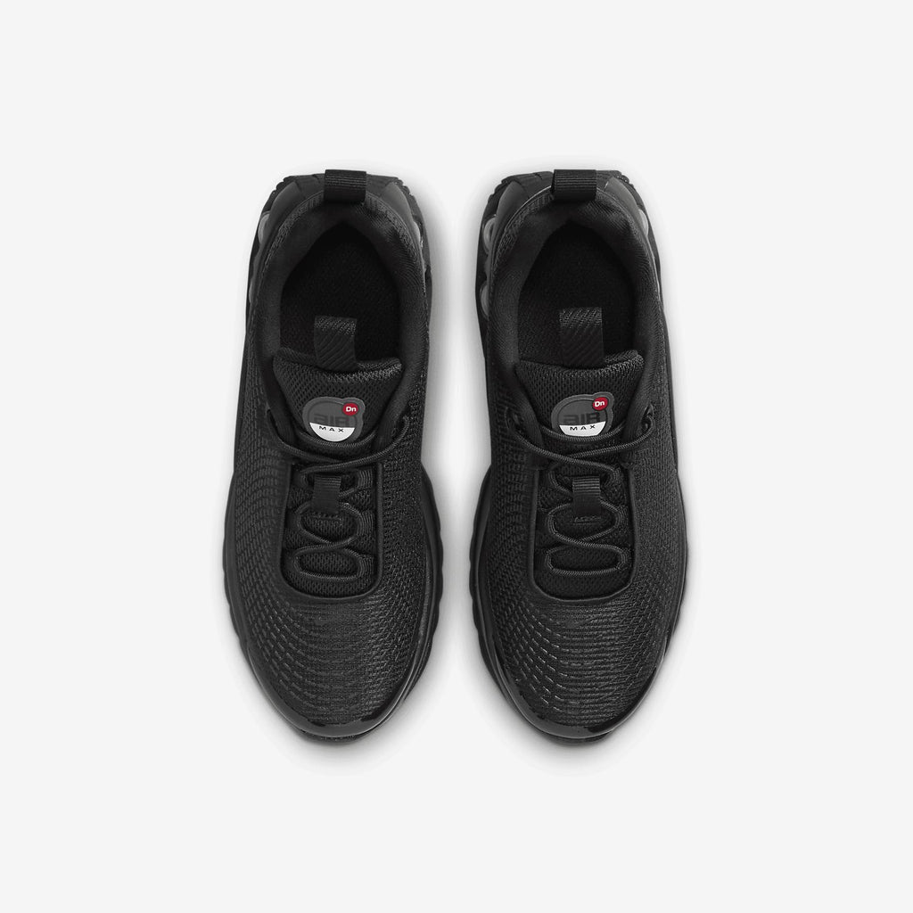 Nike Air Max Dn Little Kids' Shoes (FN4453-004, Shown: Black/Black/Metallic Dark Grey/Black) Size 8c, 9c