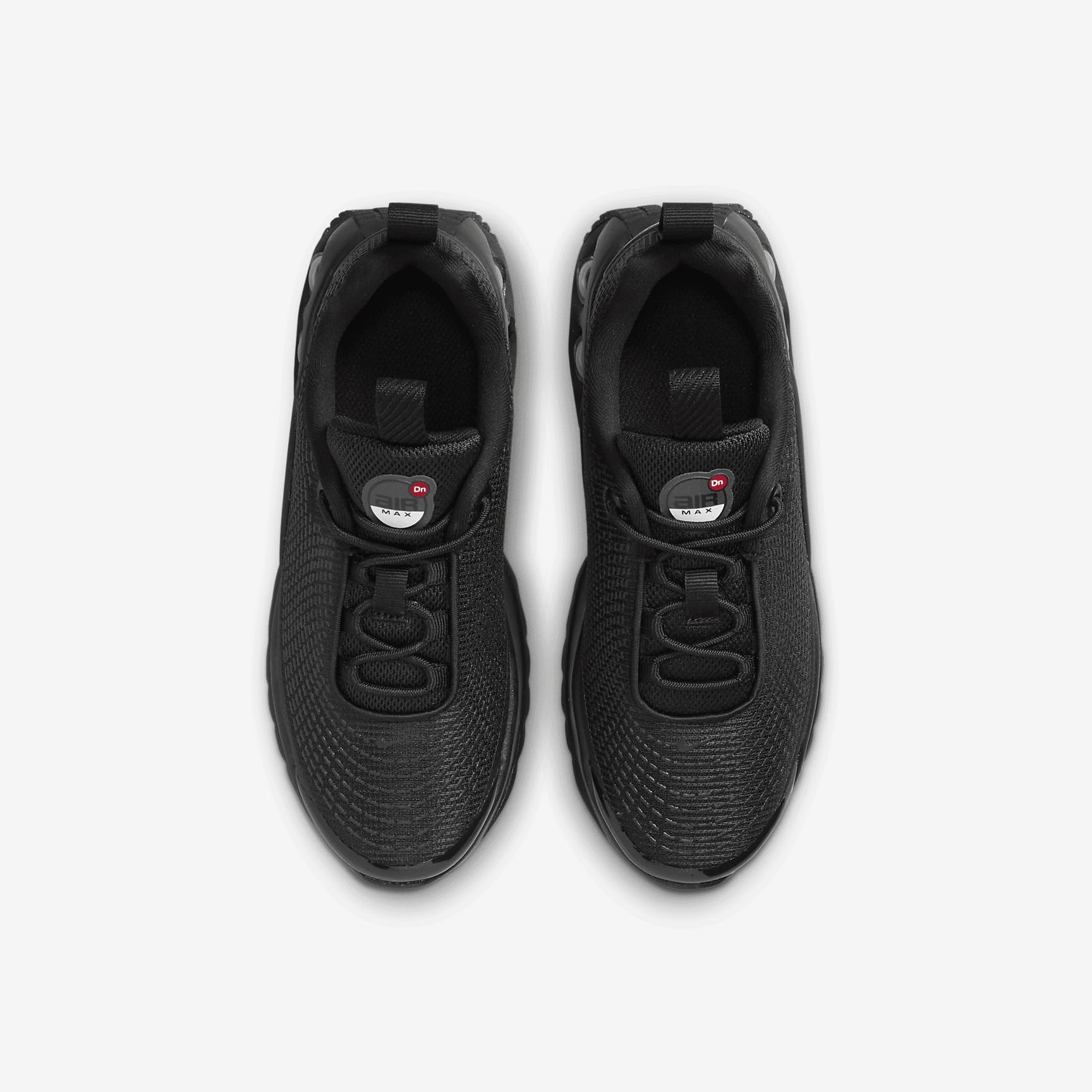 Nike Air Max Dn Little Kids' Shoes (FN4453-004, Shown: Black/Black/Metallic Dark Grey/Black) Size 8c, 9c