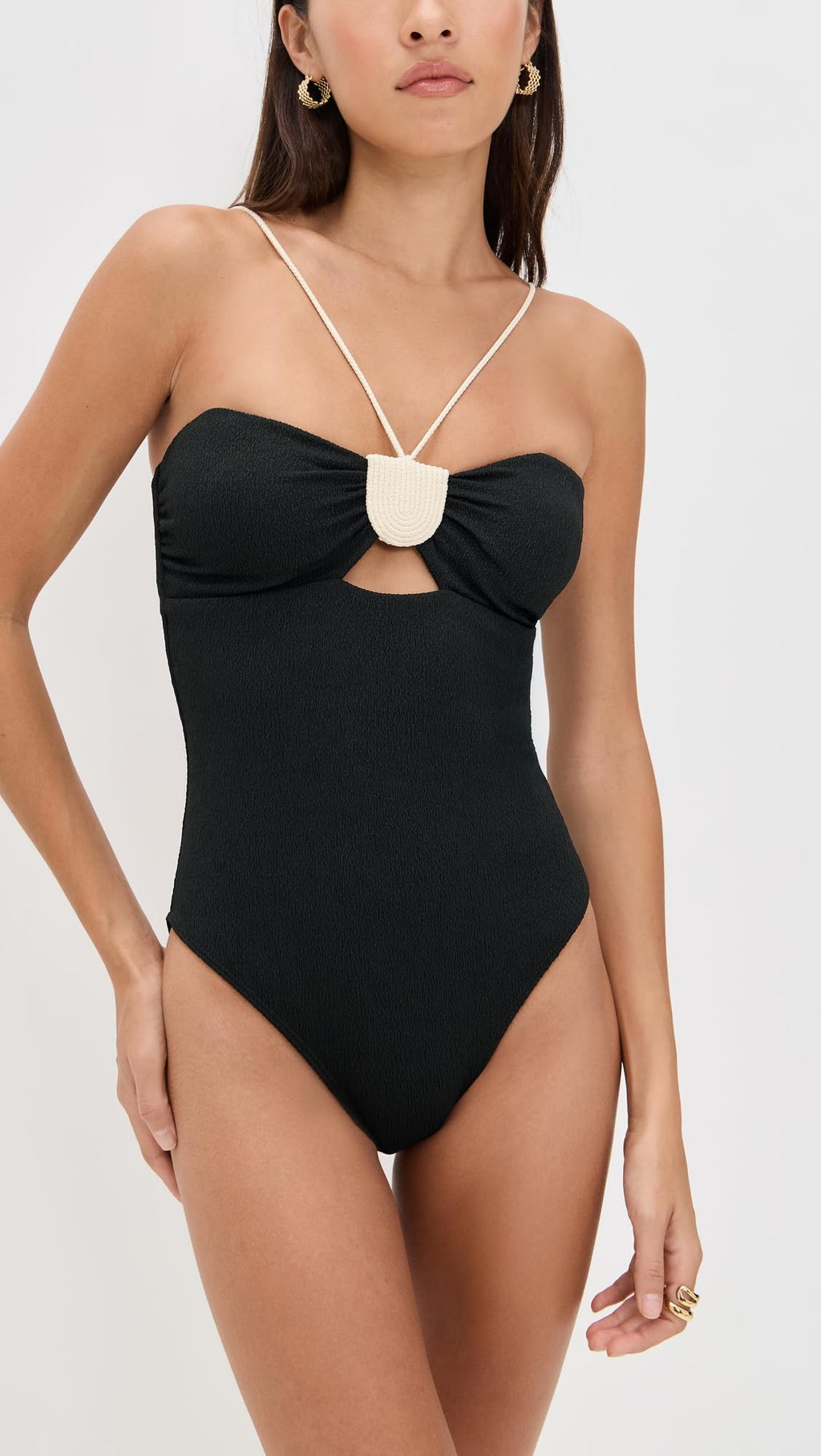ViX Paula Hermanny Women's Firenze Yara One Piece, Black, S