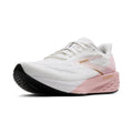 Brooks Women’s Launch 11 Neutral Running Shoe - White/Gold/Pink - 11 Medium