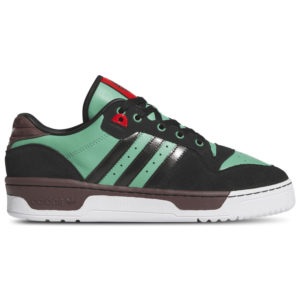 adidas X Demon Slayer Rivalry Low Demon Slayer (Core Black/Green, US Footwear Size System, Adult, Men, Numeric, Medium)