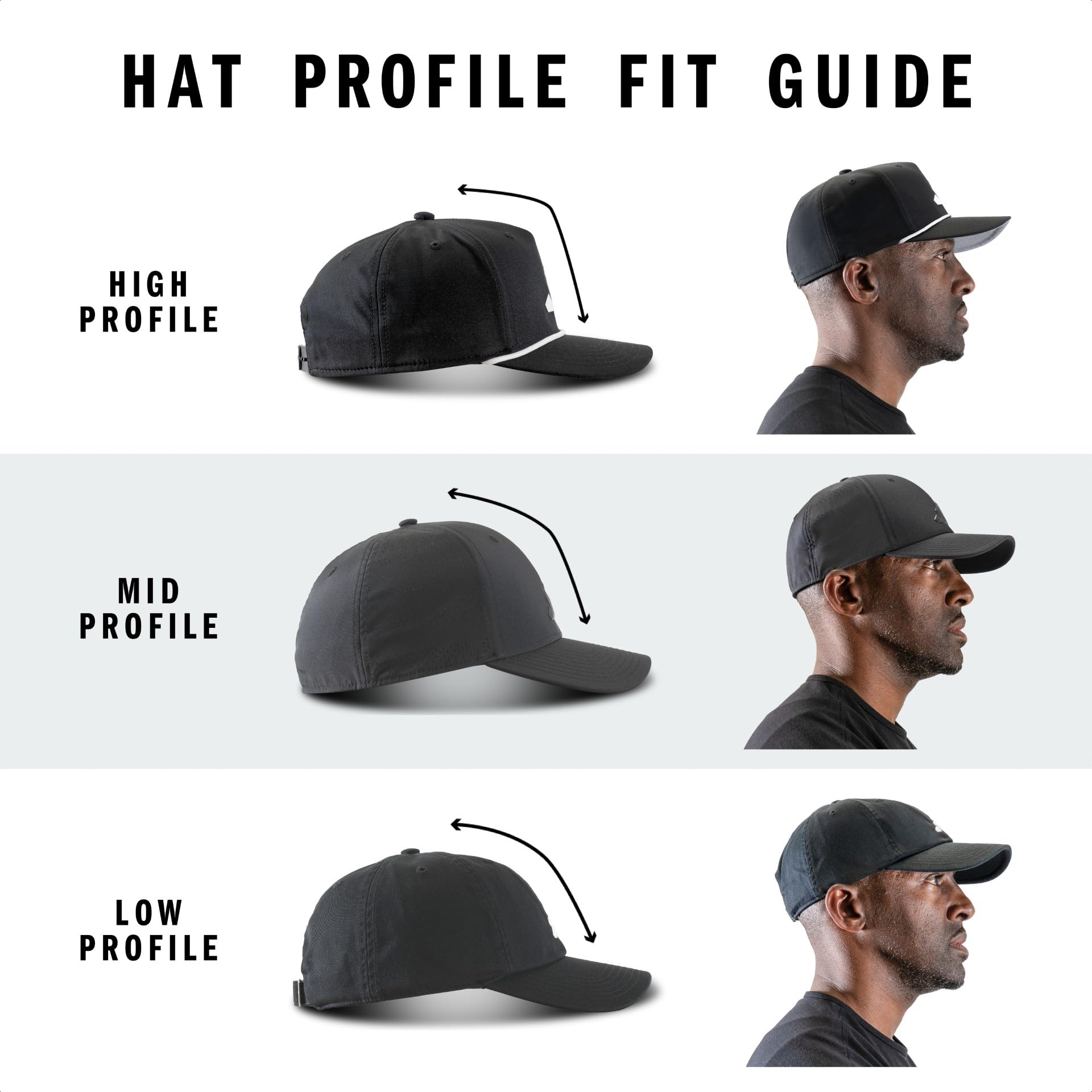 Beacon Structured Precurve Snapback Cap in white unisex new