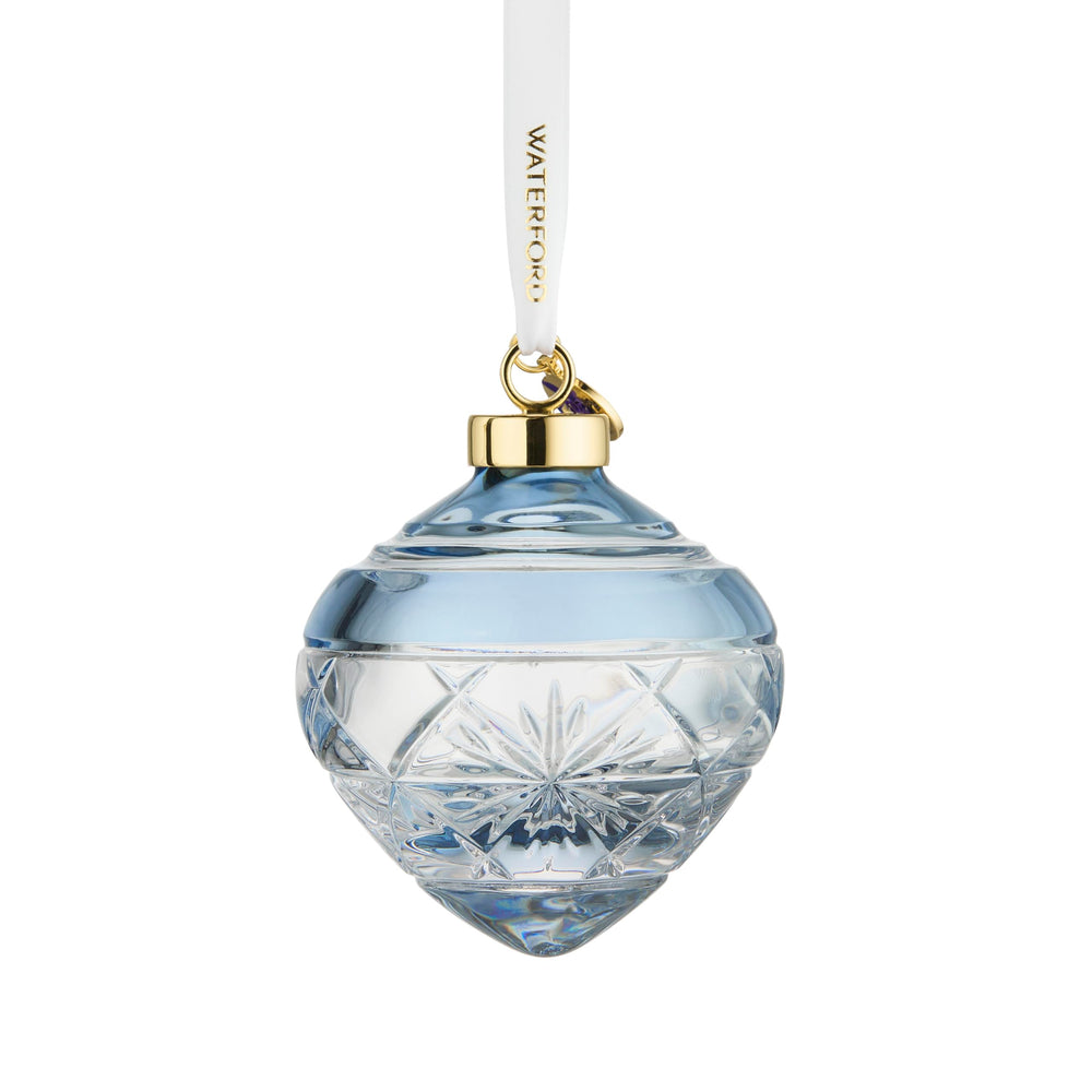 new waterford Winter Wonders Bauble Snowflakes Colour new 2025 blue