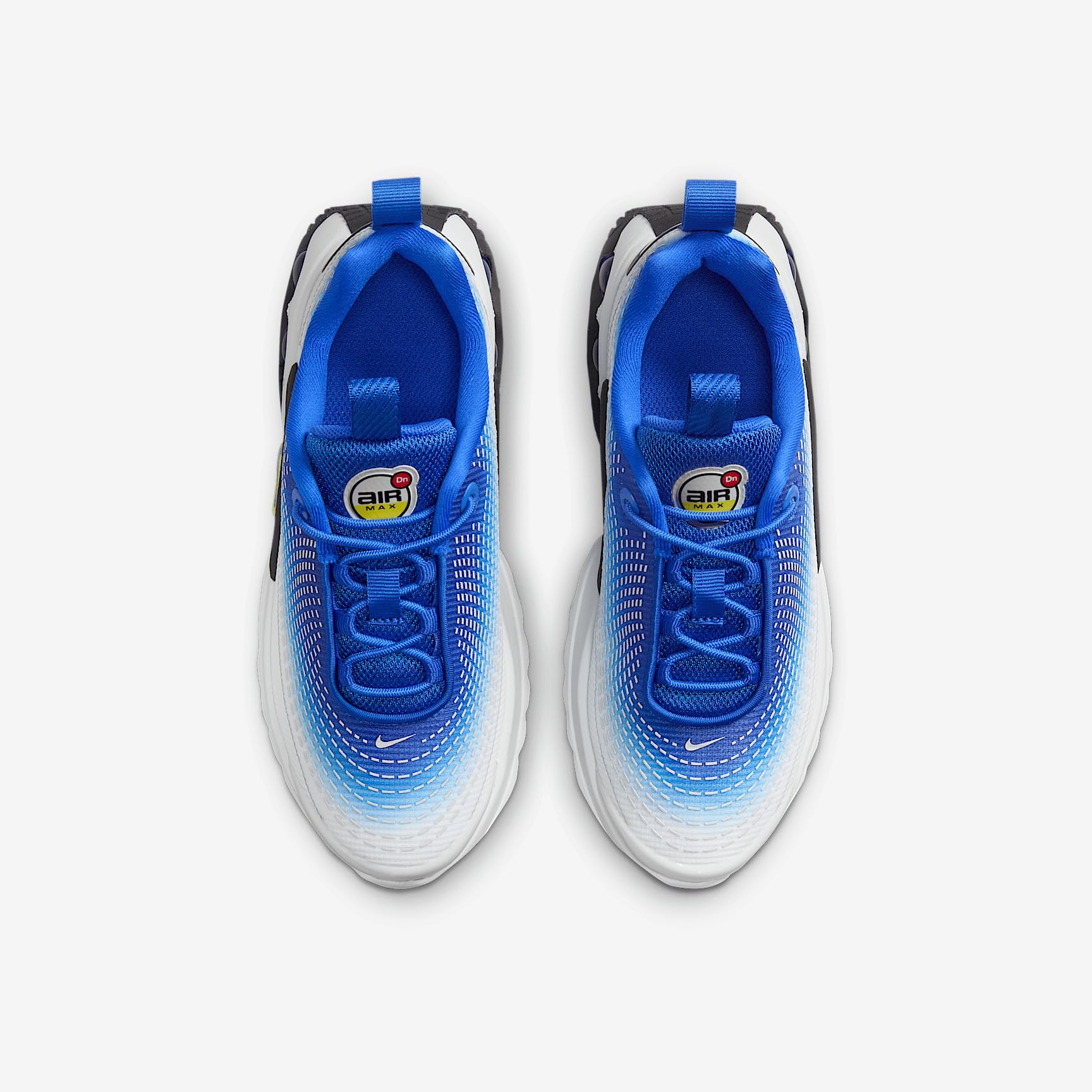 Nike Air Max Dn Little Kids' Shoes (FN4453-402, Racer Blue/Blue Fury/Black/Vibrant Yellow) Size 8c