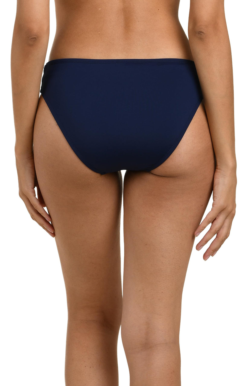 La Blanca Women's Hipster Swimsuit Bottom, Indigo//Mariner Blooms, 8, 6