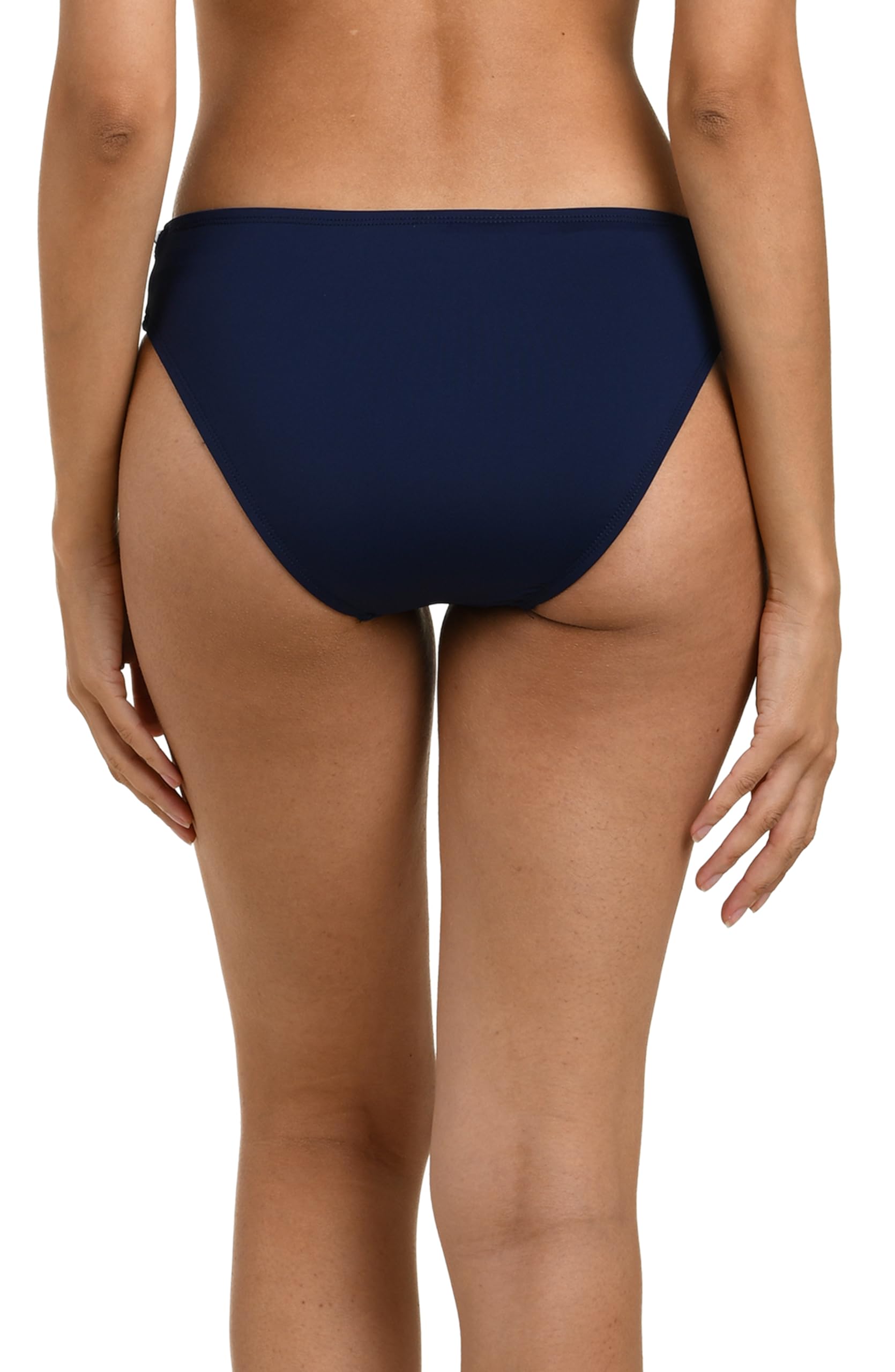 La Blanca Women's Hipster Swimsuit Bottom, Indigo//Mariner Blooms, 8, 6