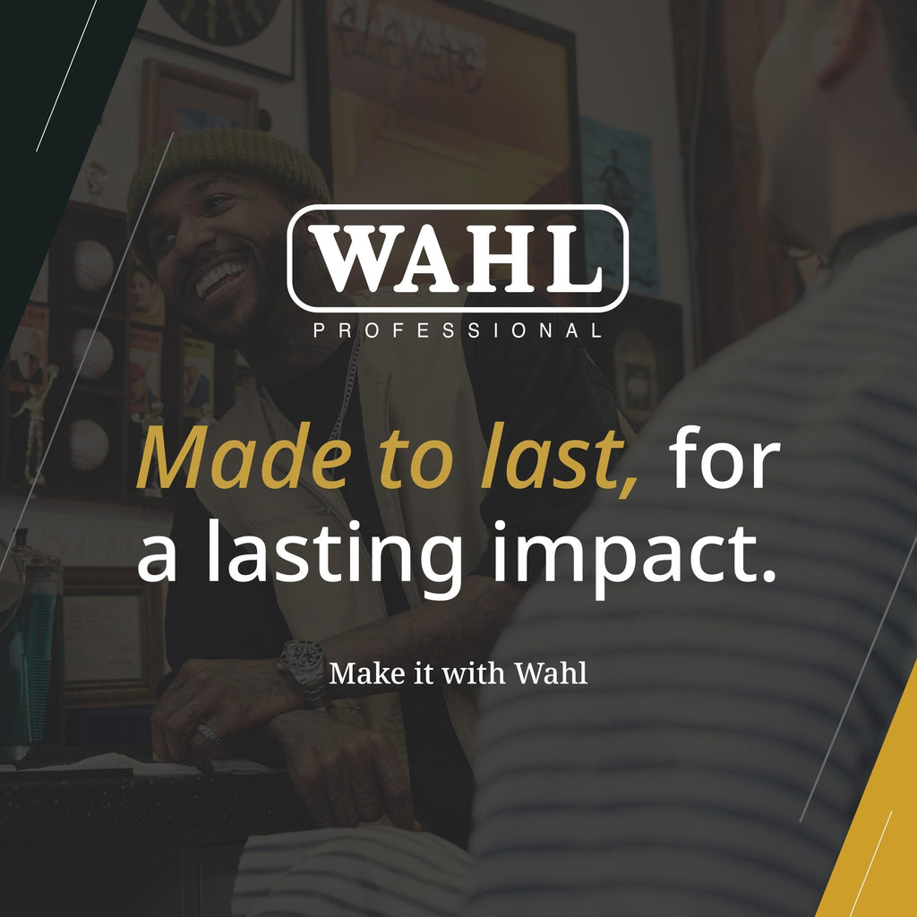 Wahl Professional Sterling 9 Clipper, High-Performance Corded Electric Hair Cutting Tool, Adjustable Blade, Silver