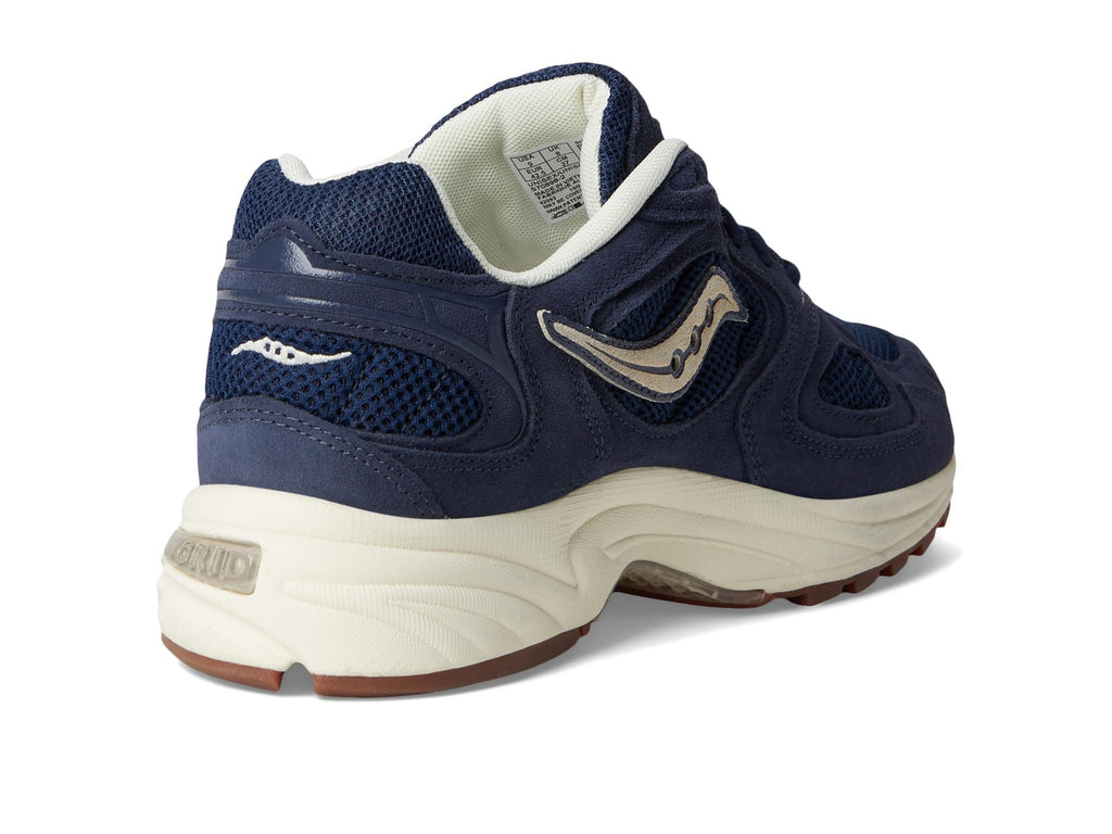 Saucony Men's Grid Jazz 9 sneakers in navy and off white new