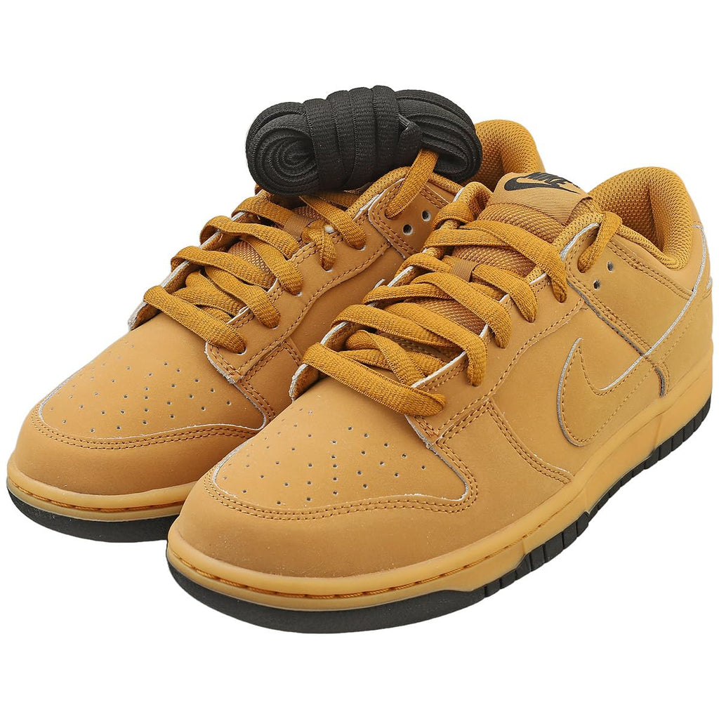 Nike Dunk Low Retro SE Men's Shoes (HQ1932-700, Wheat/Gum Yellow/Black/Wheat) Size 8