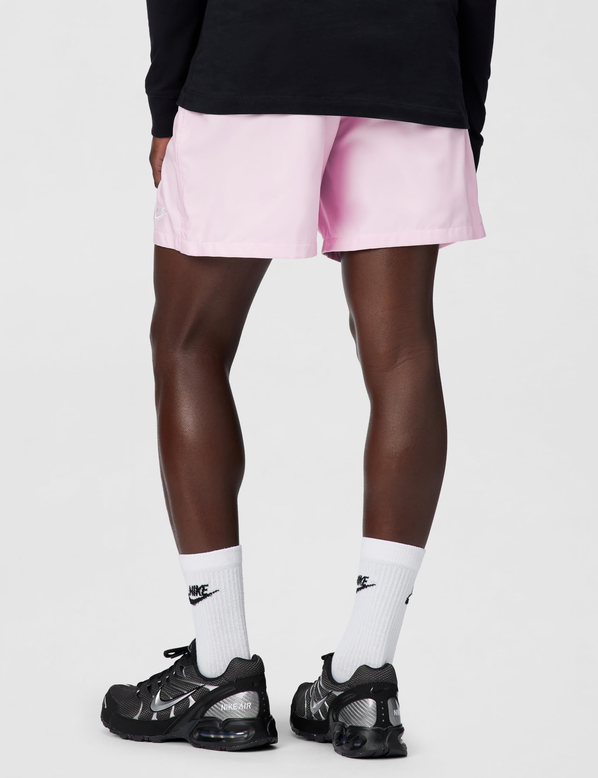 Nike Men's Club Woven Flow Shorts, Pink Foam/White, XX-Large, xl new