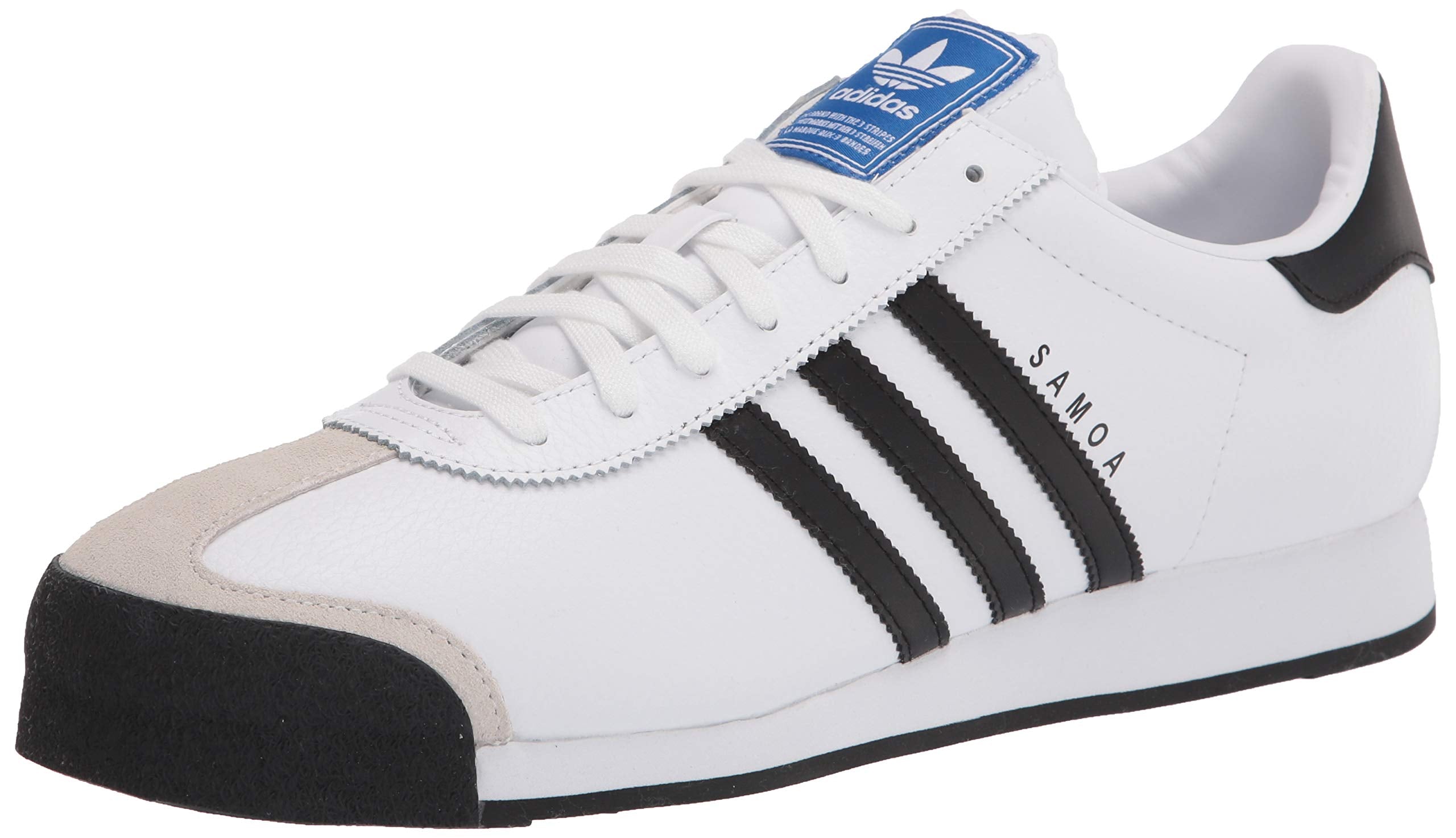 adidas Originals Men's Samoa Jogger Sneaker, white/Black , 11.5