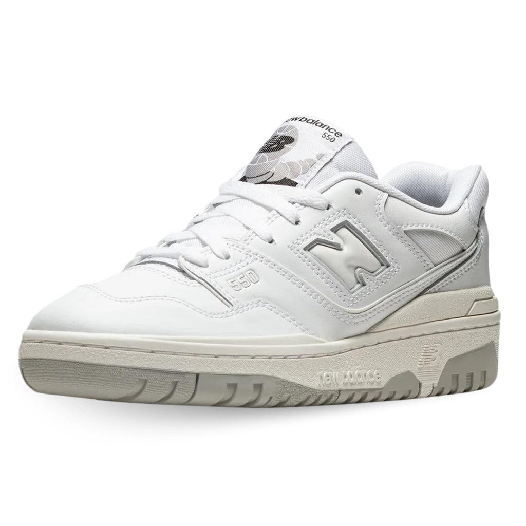 New Balance 550 GS Boys Shoes Size 7, Color: White/White boys