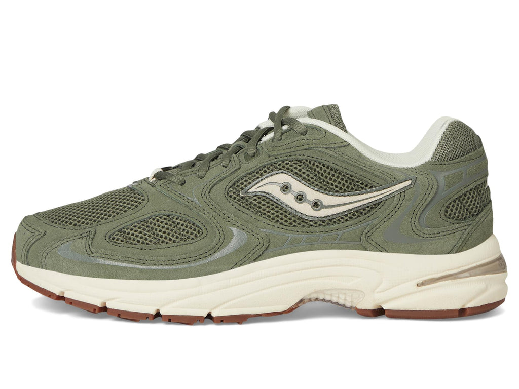 Saucony Unisex-Adult Grid Jazz 9 Sneaker, Olive/Off-White mens