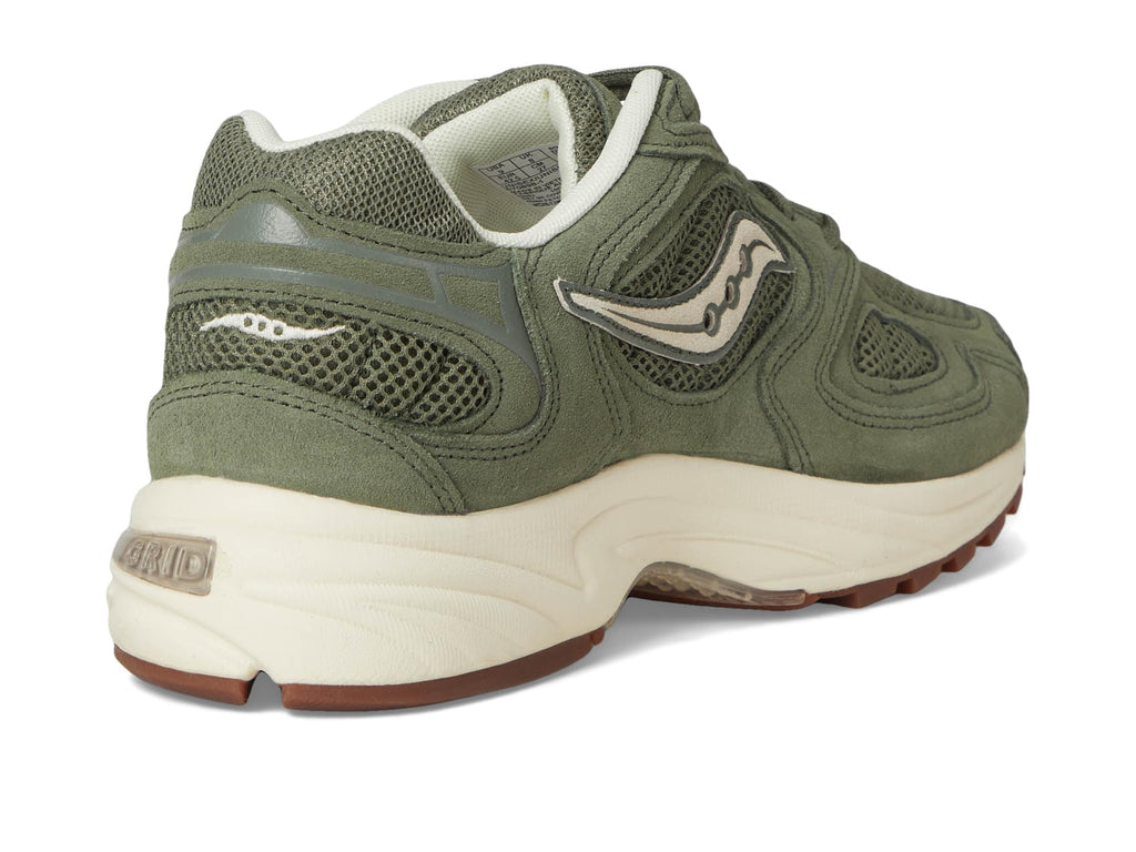 Saucony Unisex-Adult Grid Jazz 9 Sneaker, Olive/Off-White mens