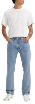 Levi's Men's 505 Regular Fit Jeans , Light Stonewash, new pants