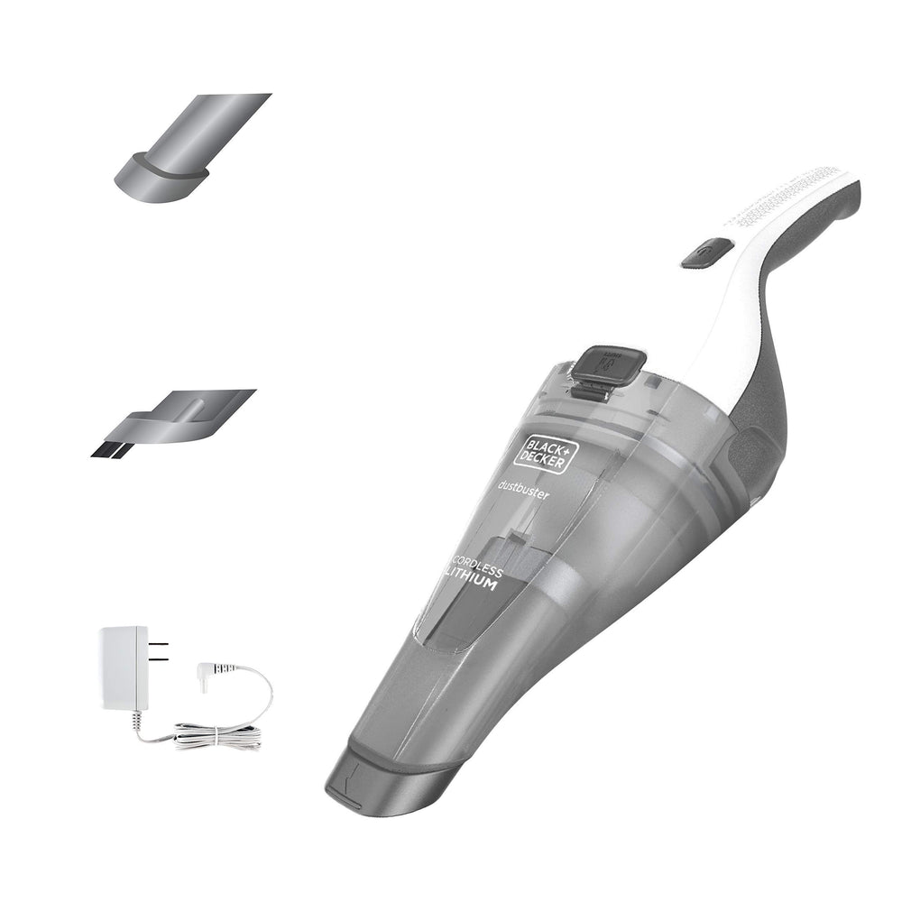 BLACK+DECKER dustbuster Handheld Vacuum, Cordless, White (Model HNVC220BCZ10FF)