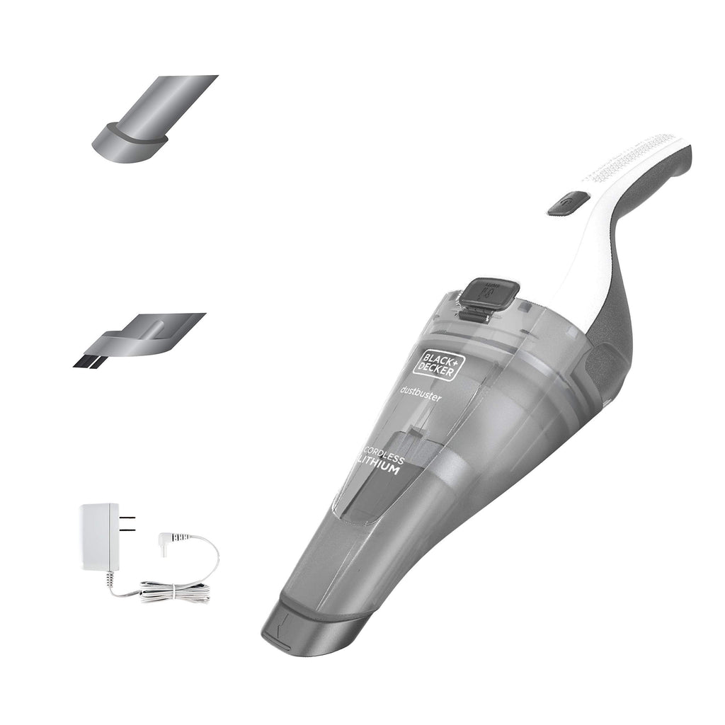 BLACK+DECKER dustbuster Handheld Vacuum, Cordless, White (Model HNVC220BCZ10FF)