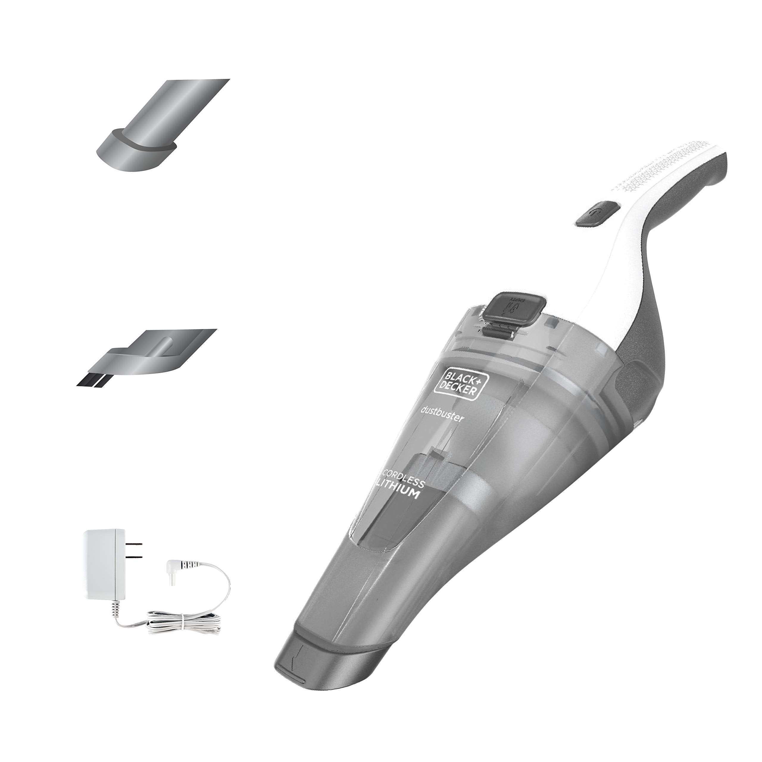 BLACK+DECKER dustbuster Handheld Vacuum, Cordless, White (Model HNVC220BCZ10FF)