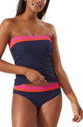 Tommy Bahama Island Cays Colorblock Bandini Swim Top in Passion Pink at Nordstrom, Size X-Small