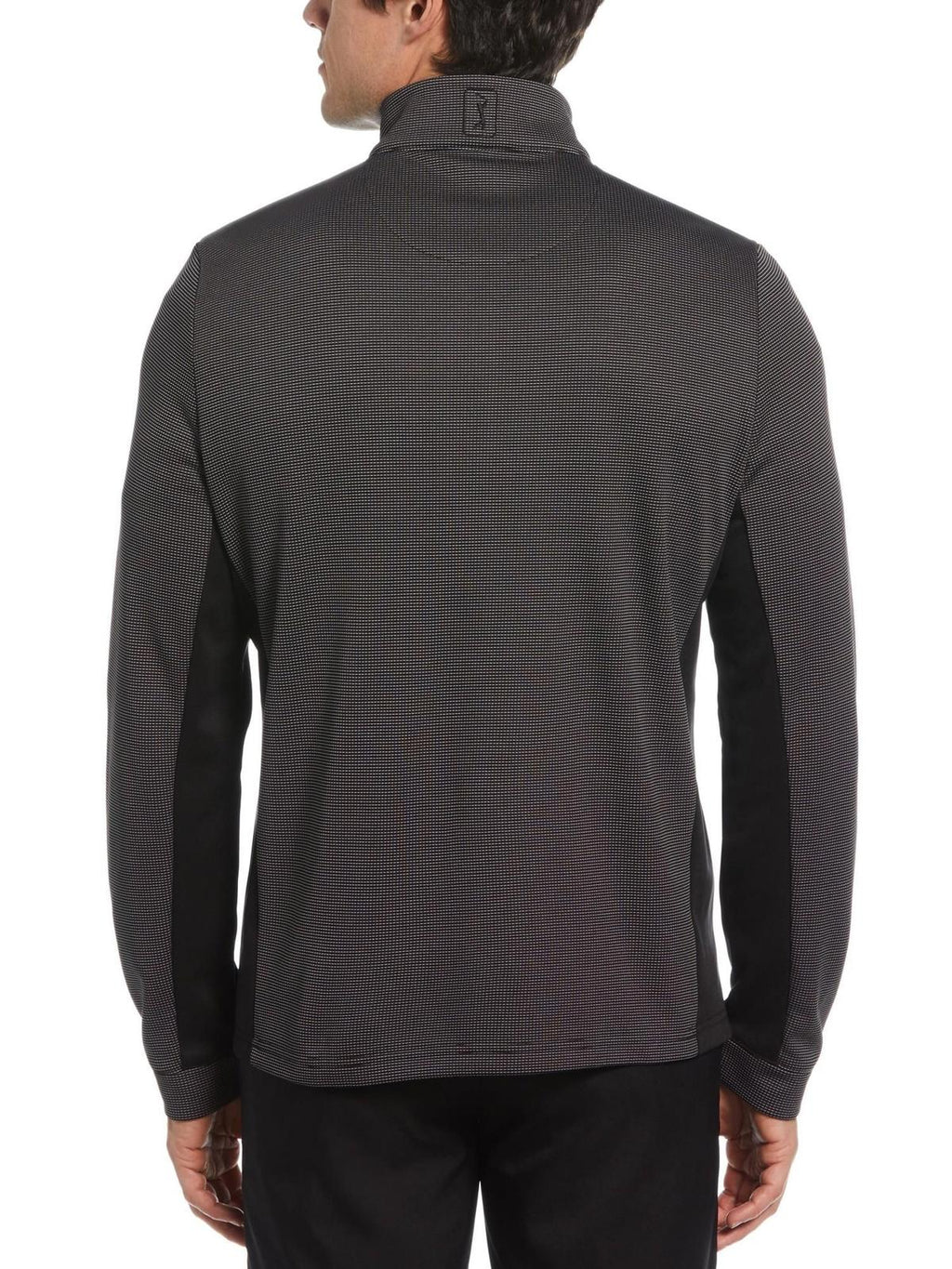 PGA TOUR Men's Micro Jacquard Quarter Zip Golf Jacket