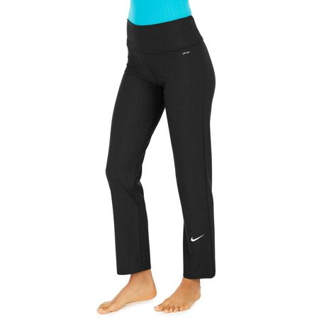 Nike ESF10064 Women s Standard fit Essential Straight Leggings  LG  Black