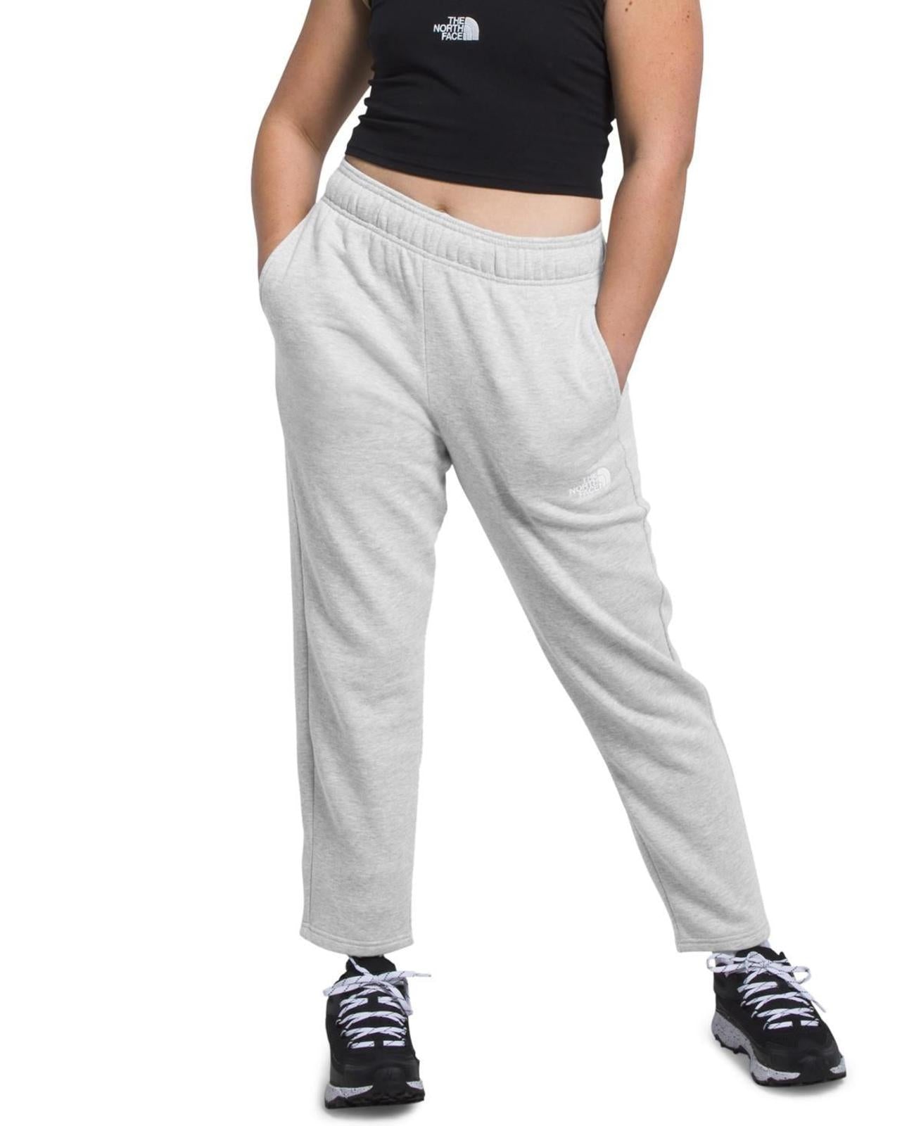 The North Face Women's Evolution Cocoon-Fit Fleece Sweatpants - Tnf Light Grey Heather