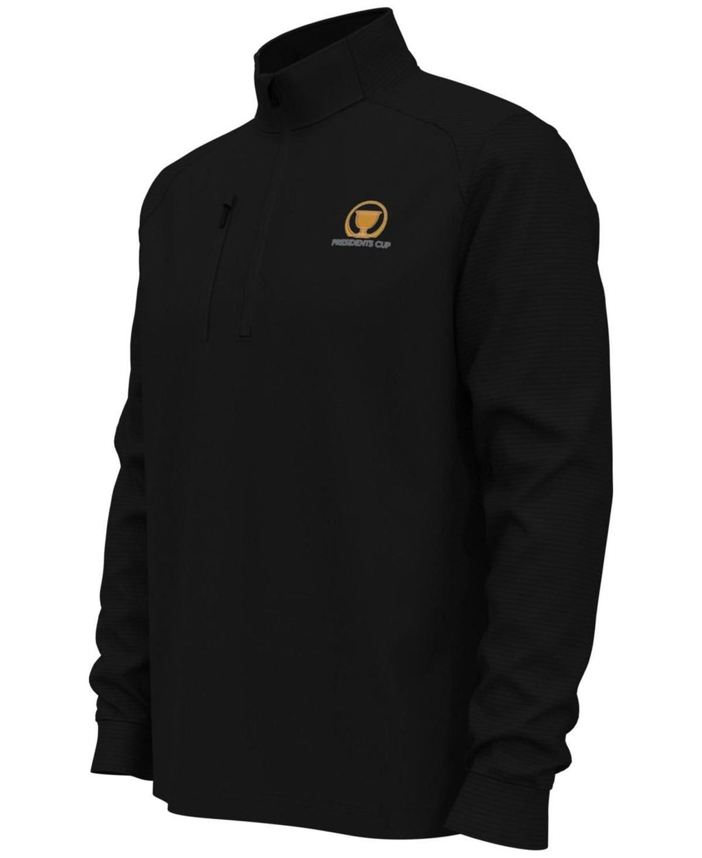 Pga Tour xl Men's Long-Sleeve Ottoman Quarter-Zip Sweater - Caviar
