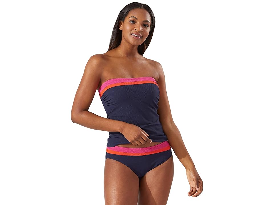 Tommy Bahama Island Cays Colorblock Bandini Swim Top in Passion Pink at Nordstrom, Size X-Small